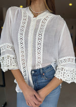 Load image into Gallery viewer, MONIQUE BLOUSE - IVORY
