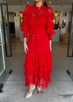 Load image into Gallery viewer, LILJA MAXI DRESS - RED
