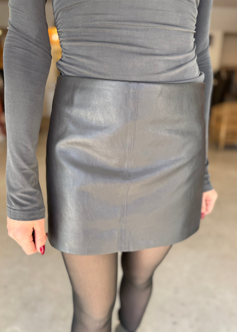 MORRISET MINI SKIRT GRAPHITE