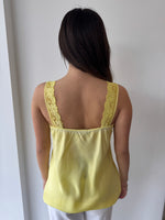 Load image into Gallery viewer, LACE CAMI * GIALLO SOL
