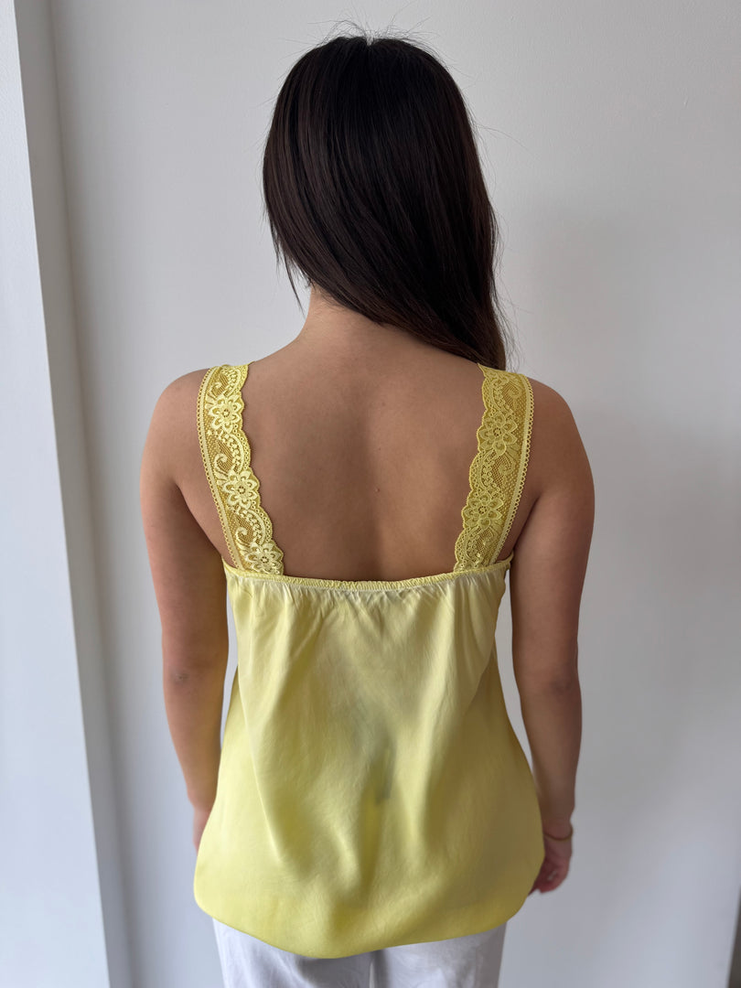 LACE CAMI * GIALLO SOL