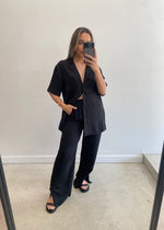 Load image into Gallery viewer, DARA CUPRO PANT BLACK