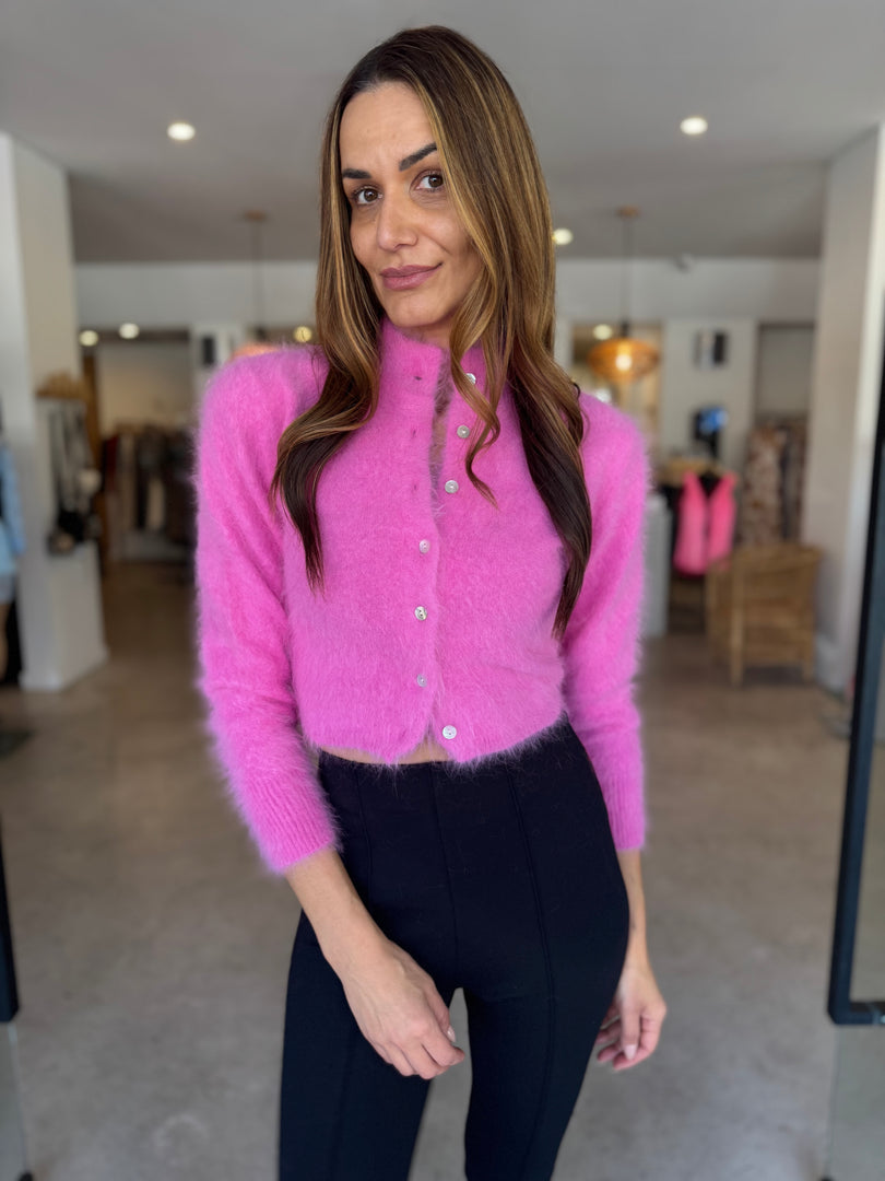 BELLA CASHMERE CARDI - BLOOM