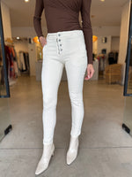 Load image into Gallery viewer, ITALIAN BUTTON JEANS - VANILLA
