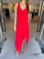 Load image into Gallery viewer, RHONE WRAP ASYM DRESS
