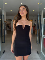 Load image into Gallery viewer, RAFI STRAPLESS MINI DRESS
