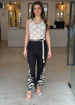 Load image into Gallery viewer, HELM EMBROIDERED PANT
