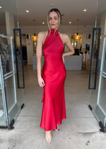 Load image into Gallery viewer, EVIANNA DRESS - CHERRY
