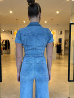 Load image into Gallery viewer, FIT FOR SUCCESS PALAZZO JUMPSUIT BLUE
