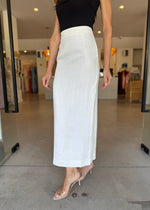 Load image into Gallery viewer, SADIE LINEN MAXI SKIRT - WHITE
