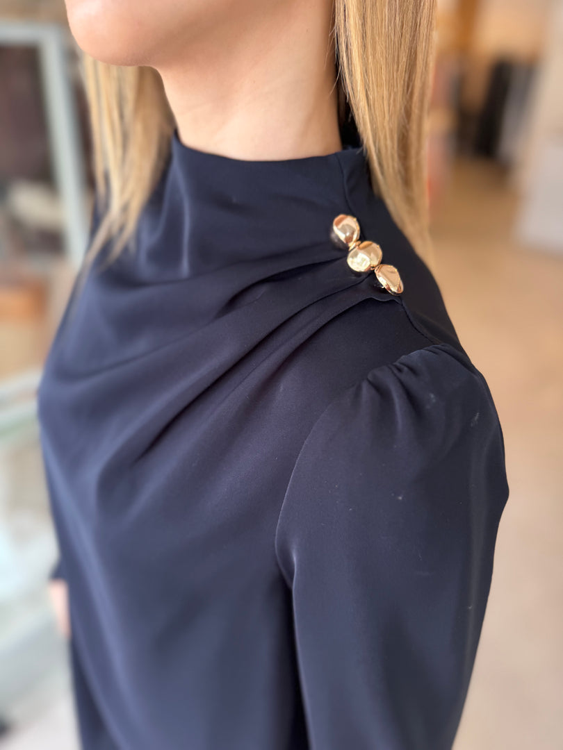 REDEEMABLE BLOUSE - NAVY