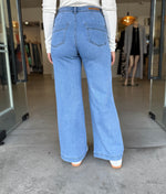 Load image into Gallery viewer, PAULINA WIDE JEAN - DENIM

