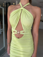 Load image into Gallery viewer, DUNE DRESS - LIME
