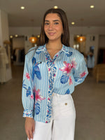 Load image into Gallery viewer, PRINTED COLLAR SHIRT - PARADISE
