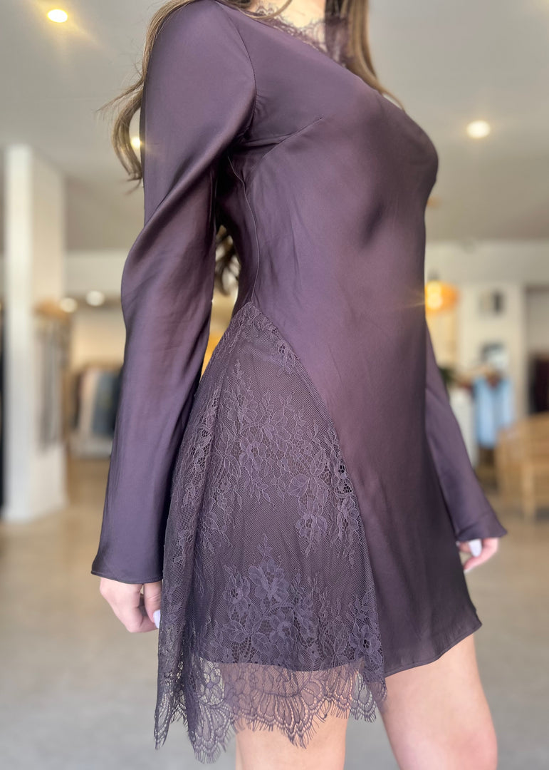 ALLEGRA LACE MINI DRESS