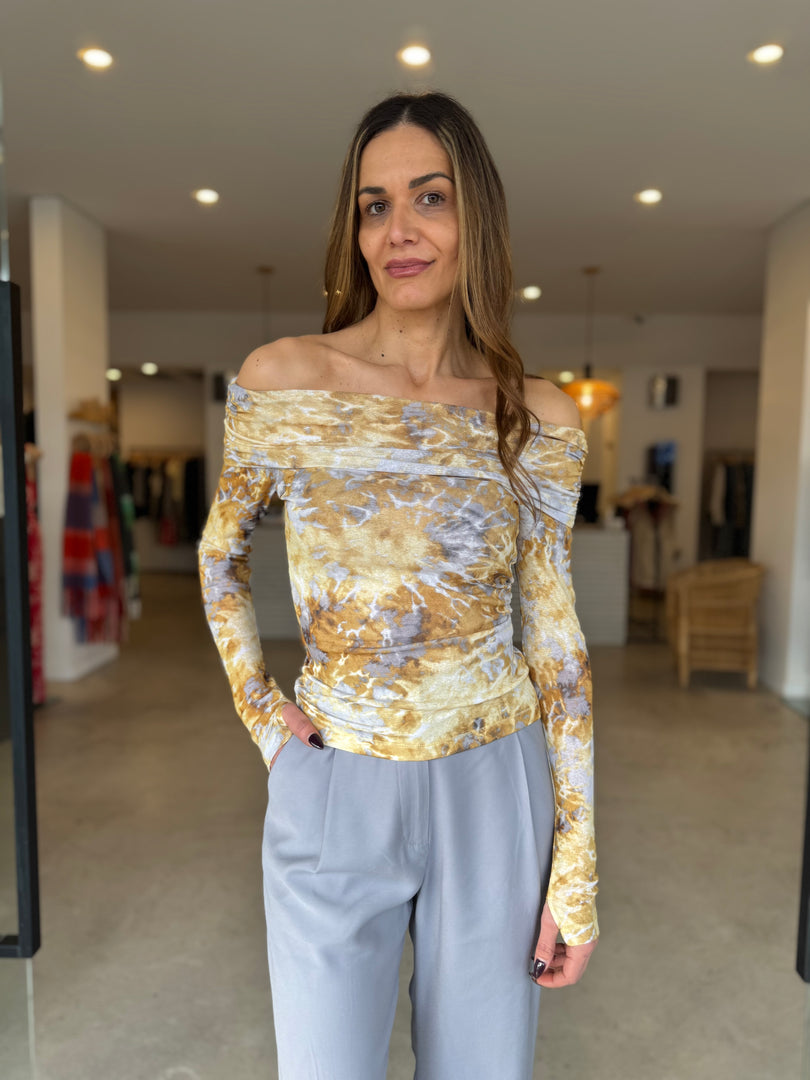LUMINE MESH LS TOP