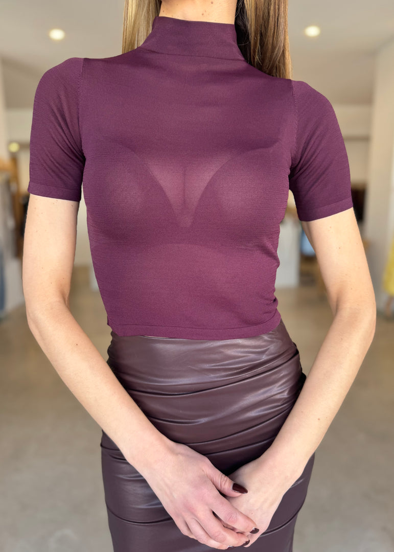SHAY TOP - PLUM