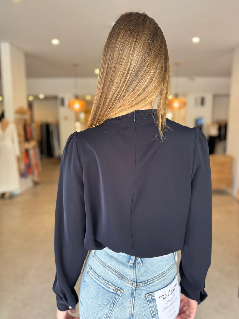 REDEEMABLE BLOUSE - NAVY