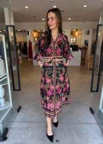 Load image into Gallery viewer, CARMEN SILK COTTON MAXI DRESS
