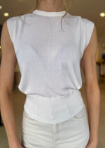 Load image into Gallery viewer, JORDI KNIT TOP - OFF WHITE
