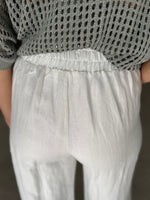 Load image into Gallery viewer, GUARDIAN LINEN PANT WHITE
