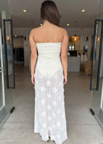 Load image into Gallery viewer, AMELIE STRAPLESS DRESS - IVORY

