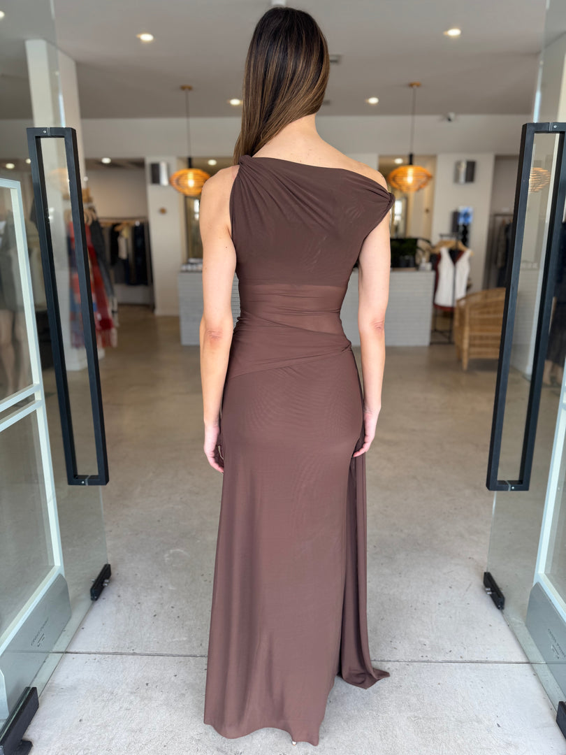 SISAL DRESS ESPRESSO