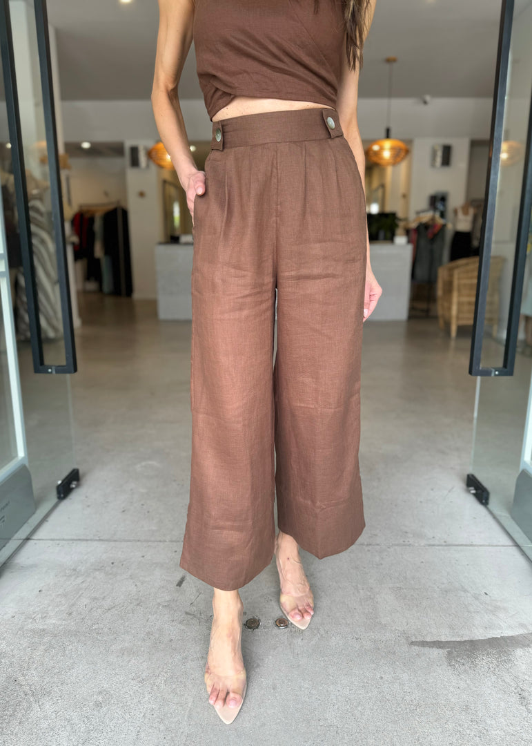 MONACO PANT - CHOCOLATE