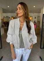 Load image into Gallery viewer, LINEN JACKET - CASHMERE

