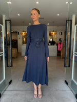 Load image into Gallery viewer, EVERETT WAVE KNIT MIDI DRESS
