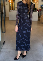 Load image into Gallery viewer, AURA MESH MIDI DRESS

