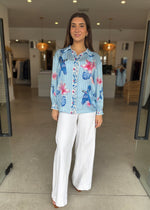 Load image into Gallery viewer, PRINTED COLLAR SHIRT - PARADISE
