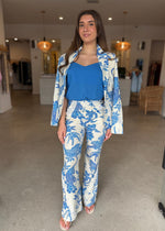 Load image into Gallery viewer, LEANDRO LACE TRIM BLAZER - MOSAIC
