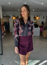 Load image into Gallery viewer, ON MY WAY MINI SKIRT - CHERRY
