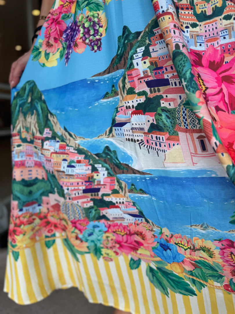 POSITANO MAXI SKIRT YELLOW