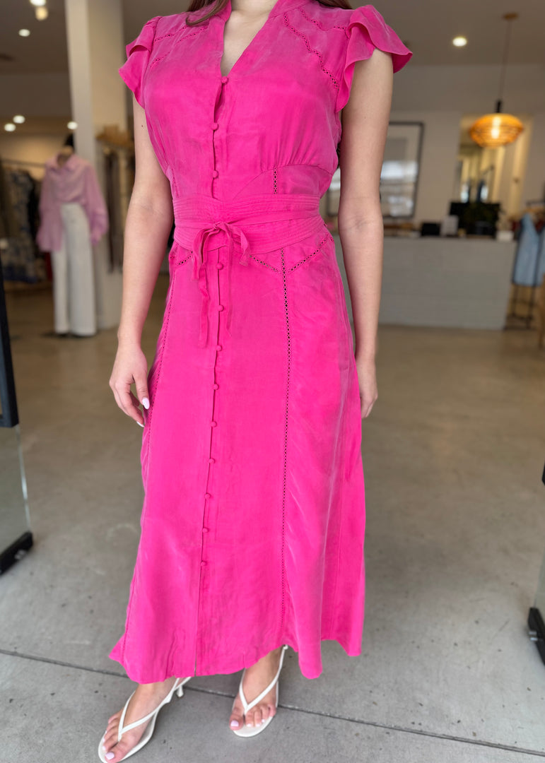 ATHENA CUPRO DRESS