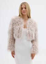Load image into Gallery viewer, MANHATTAN CROP JACKET - BLUSH
