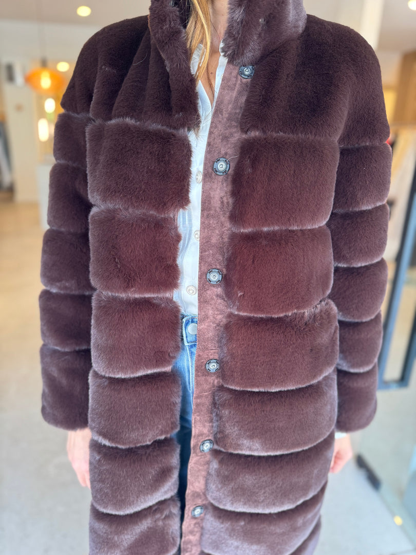 DAPHNE COAT - BROWN