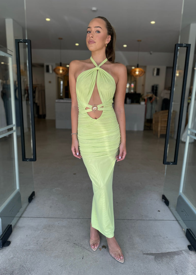 DUNE DRESS - LIME