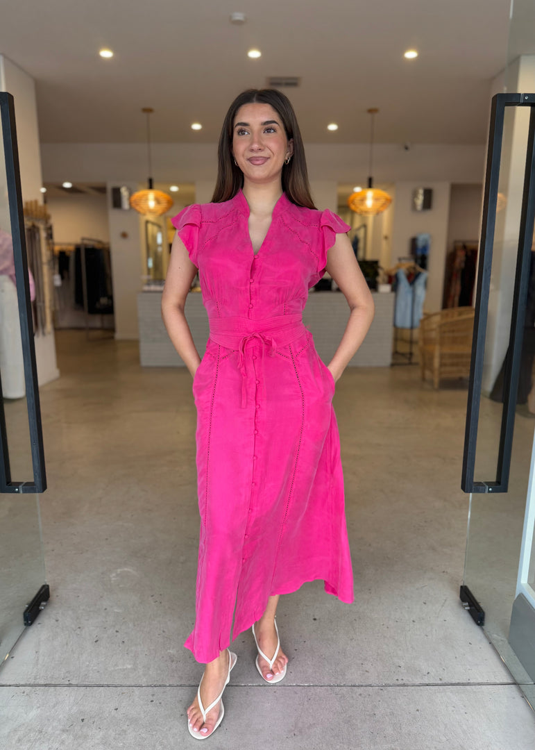 ATHENA CUPRO DRESS