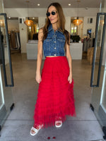 Load image into Gallery viewer, CHANCE SKIRT - BERRY
