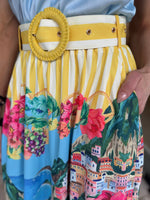 Load image into Gallery viewer, POSITANO MAXI SKIRT YELLOW
