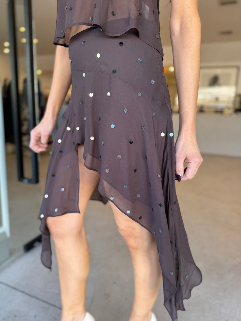 ARIELLE ASYMM SKIRT