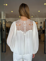 Load image into Gallery viewer, EMORY LACE BLOUSE IVORY
