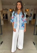 Load image into Gallery viewer, PRINTED COLLAR SHIRT - PARADISE
