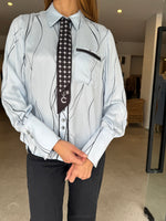 Load image into Gallery viewer, SELF PORTRAIT SILK SHIRT
