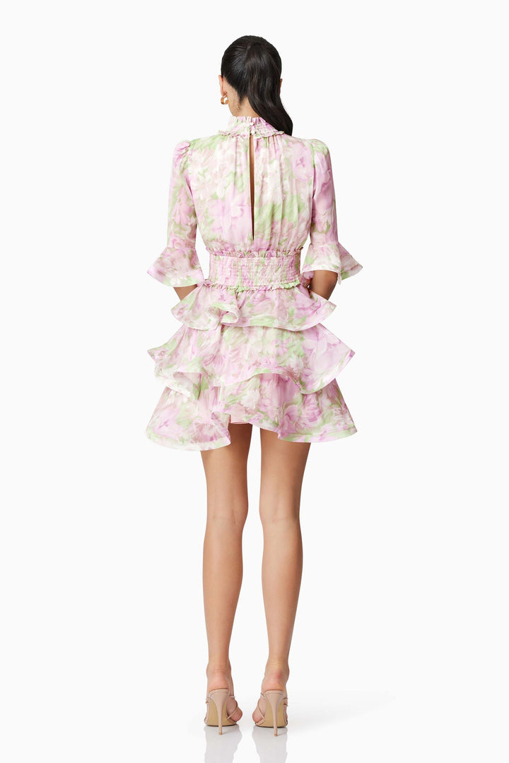 MORGAN TIERED MINI DRESS