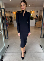 Load image into Gallery viewer, MAYFAIR LS MIDI DRESS

