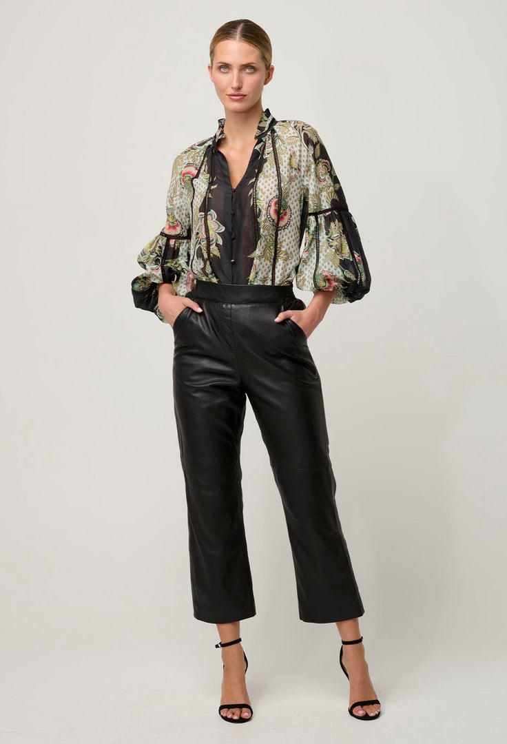ESPADA COTTON SILK BLOUSE PRINT
