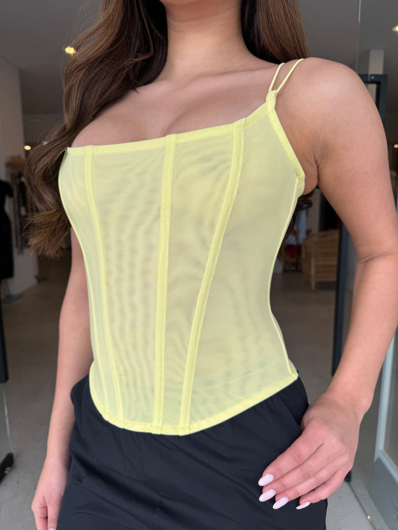 FANTASY BUSTIER - CITRON